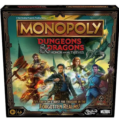 Monopoly: Dungeons & Dragon Honor Among Thieves
