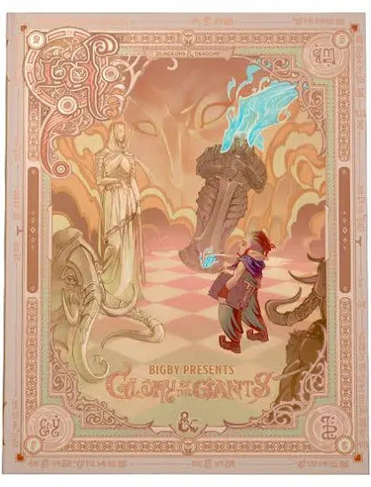 D&D RPG Bigby Presents- Glory of the Giants 5e Hardcover Alternate Cover