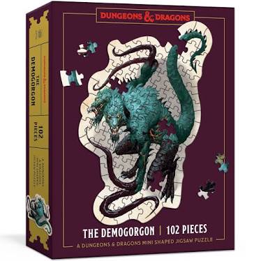 D&D RPG Mini Shaped Jigsaw Puzzle The Demogorgon Edition