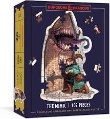 D&D RPG Mini Shaped Jigsaw Puzzle The Mimic Edition