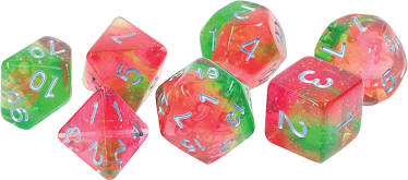 Sirius Lotus Dice Set (7)