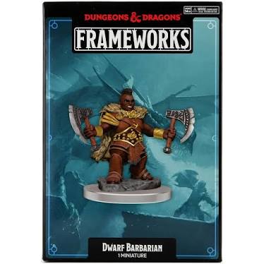 Dungeons & Dragons Frameworks: W01 Dwarf Barbarian female