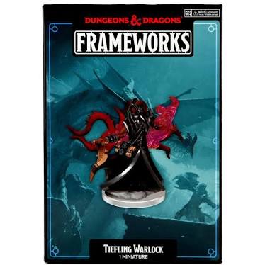 Dungeons & Dragons Frameworks: W01 Tiefling Warlock male