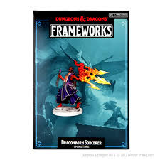Dungeons & Dragons Frameworks: W01 Dragonborn Sorcerer female