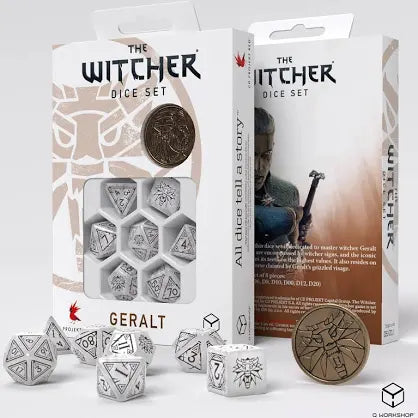 The Witcher Dice Set: Geralt- The White Wolf