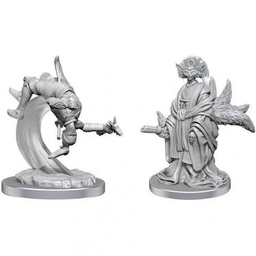 Magic The Gathering Unpainted Miniatures: Kotose & Light-Paws W05