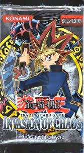 Yugioh! TCG: Invasion of Chaos Unlimited Booster pack