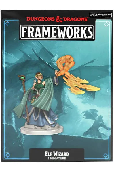 Dungeons & Dragons Frameworks: W01 Elf Wizard female