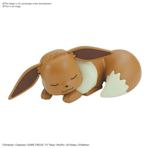 Sleeping Eevee Pokemon Model Kit