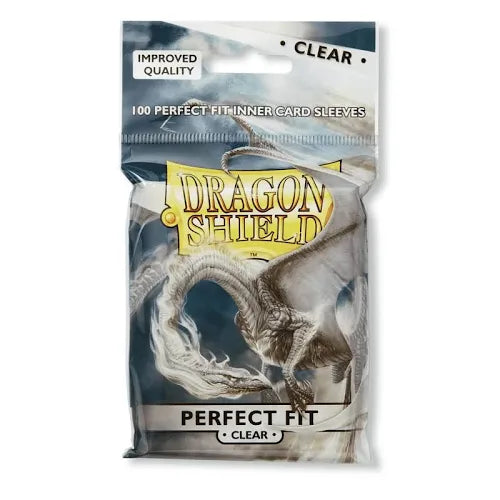 Dragon Shield Perfect Fit Card Sleeves: 100 count Clear