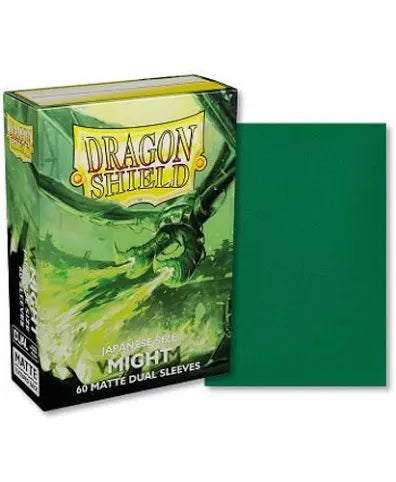 Dragon Shield Card Sleeves Japanese Size Matte Dual- Might 60 count