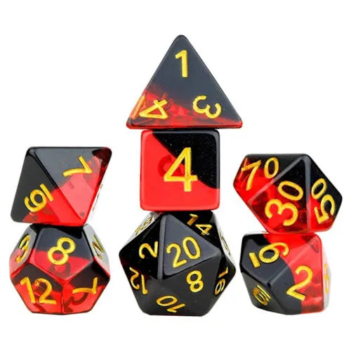 Sirius Brimstone Dice Set (7)