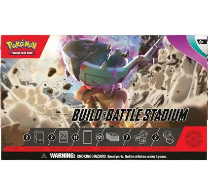 Pokemon TCG Paldea Evolved Build and Battle Stadium Box
