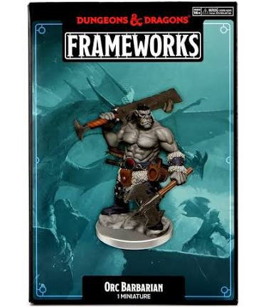 Dungeons & Dragons Frameworks: W01 Orc Barbarian male
