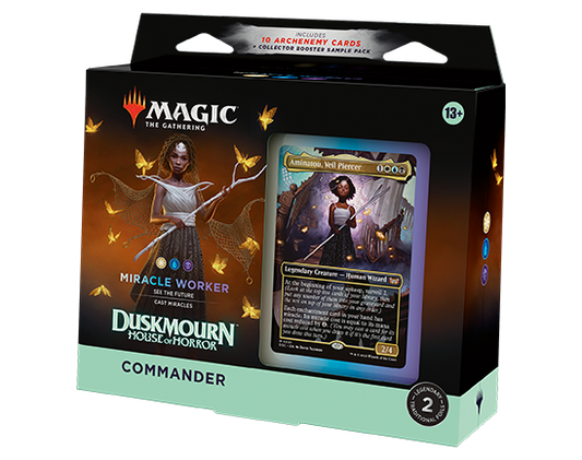 Magic the Gathering TCG: Duskmourn- House of Horror Commander Deck Miracle Worker