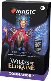 Magic the Gathering TCG: Wilds of Eldraine Commander Deck Fae Dominion