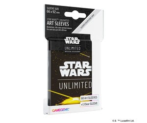 Star Wars: Unlimited Art Sleeves- Black and Yellow