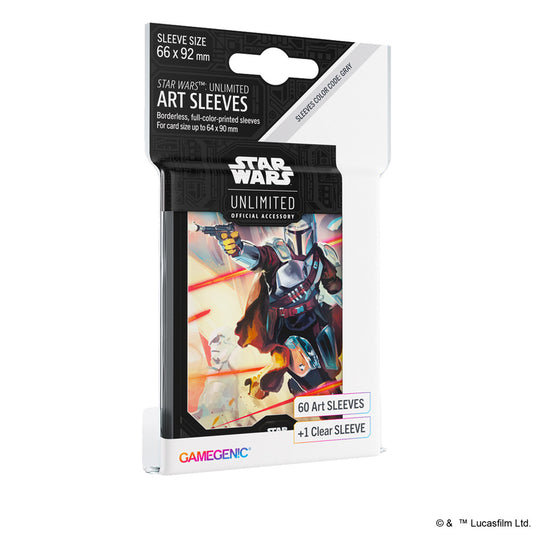 Star Wars: Unlimited Art Sleeves- Mandalorian