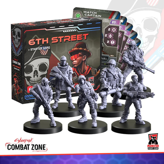 CyberPunk RED RPG: Combat Zone- 6th Street Faction Starter Box