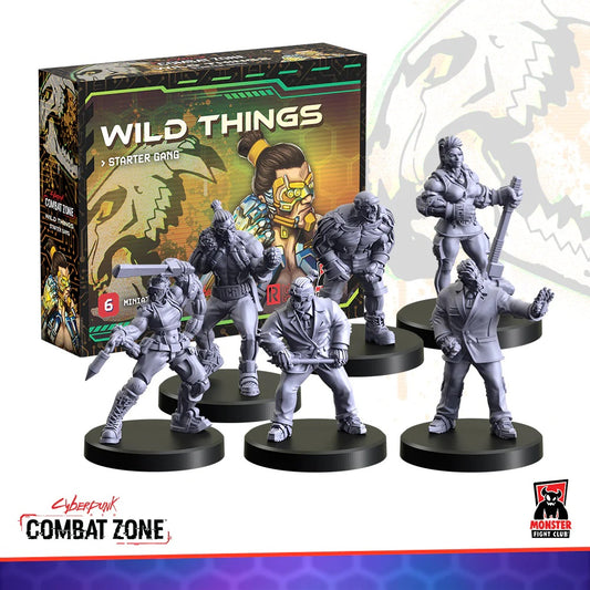 CyberPunk RED RPG: Combat Zone- Wild Things Faction Starter Box