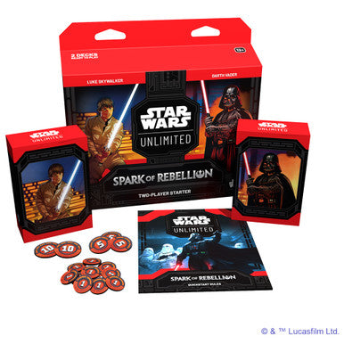 Star Wars: Unlimited- Spark of Rebellion Two-Player Starter kit