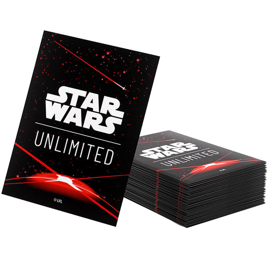 Star Wars: Unlimited Art Sleeves- Cardback Red