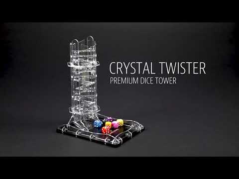 Crystal Twister Premium Dice Tower
