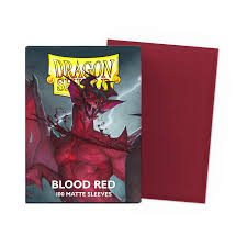 Dragon Shield Card Sleeves: Matte Blood Red (100)