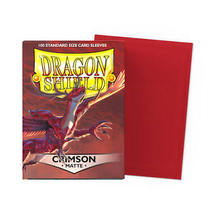 Dragon Shield Card Sleeves: Matte Crimson(100)