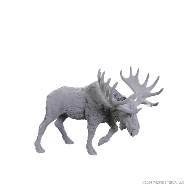 D&D Wizkids Deep Cuts Unpainted Miniatures: Bull Moose W25