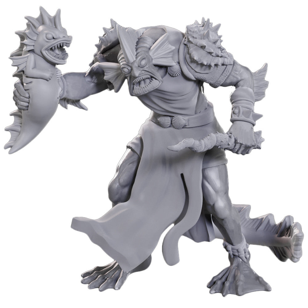 Dungeons & Dragons: Nolzur's Marvelous Unpainted Miniatures- Sahuagin Priestess W24