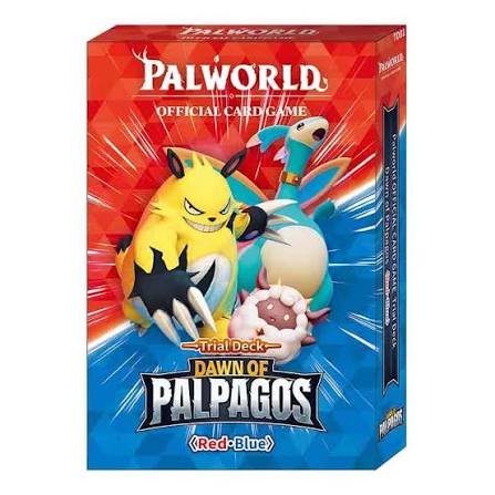 Palworld TCG Dawn of Palpagos Red/Blue Starter Deck