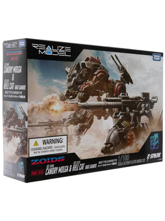 ZOIDS TSpark Model Kit Canory Molga & Hellcat
