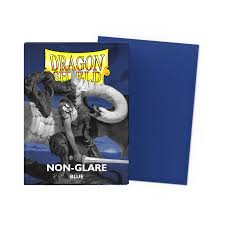 Dragon Shield Card Sleeves: Matte Blue Non-Glare(100)