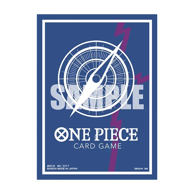 One Piece TCG Sleeves Set 16 Standard Blue Ver. Rock.d.Xebec