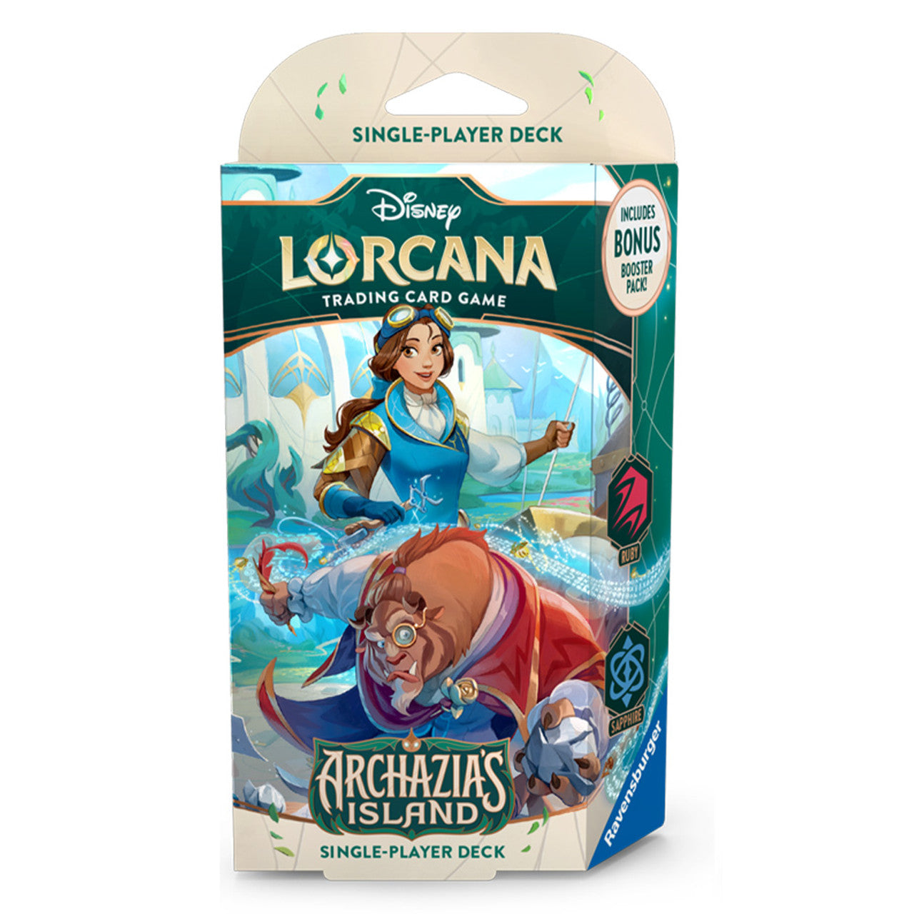 Disney Lorcana TCG: Archazia's Island- Starter Deck Ruby/Sapphire