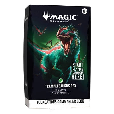 Magic the Gathering Foundations Commander Deck Tramplesaurus Rex