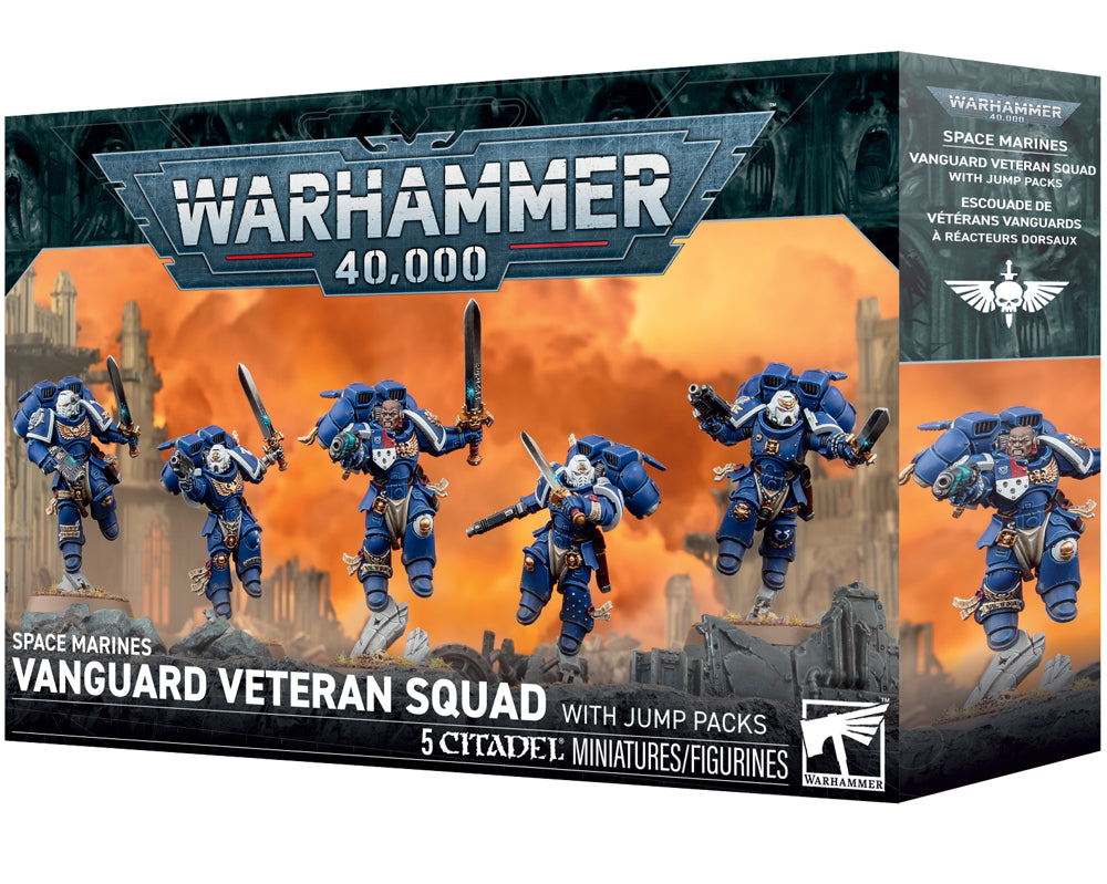Space Marines: Vanguard Veteran Squad With Jump Packs