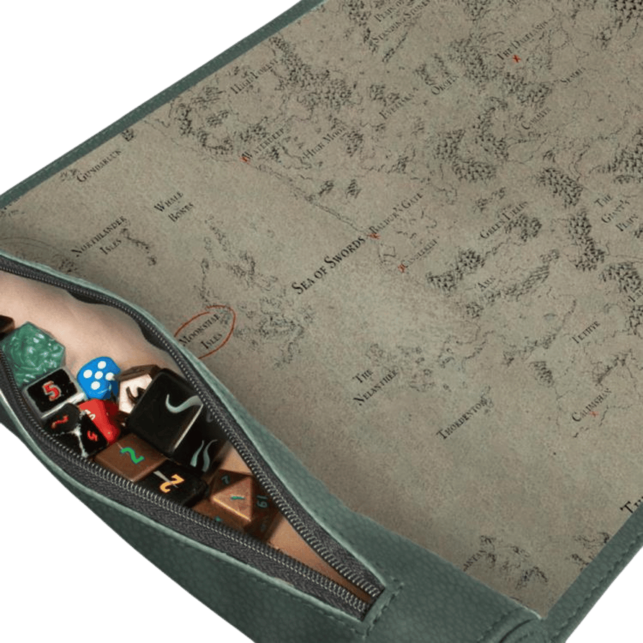 Dungeons & Dragons RPG: Artifacts Across Eternities : Drizzt & The Forgotten Realms Dice Scroll Map