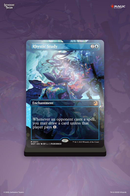 Slab Standee: MTG- Rhystic Study