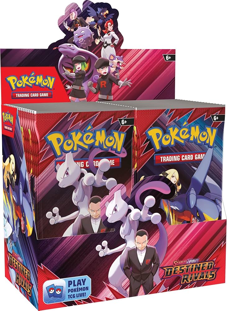 Pokemon TCG: Scarlet & Violet- Destined Rivals Booster Display