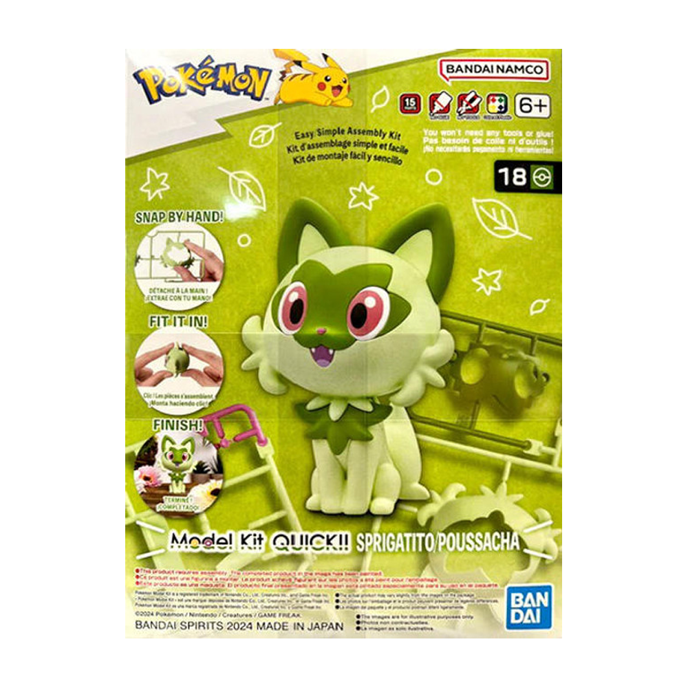 Sprigatito Pokemon Model Kit