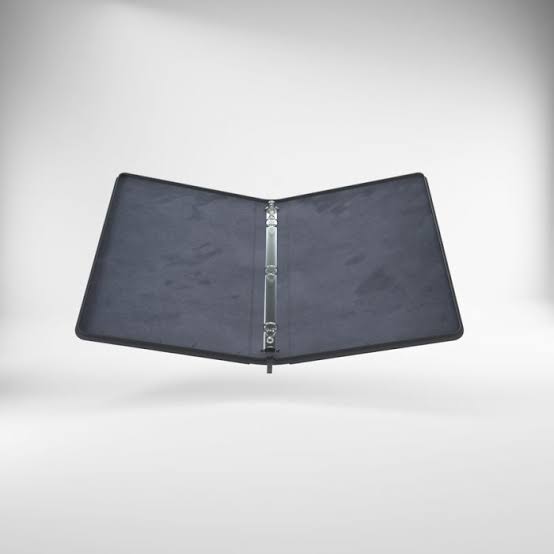Zip-Up Ring Binder Slim: Black