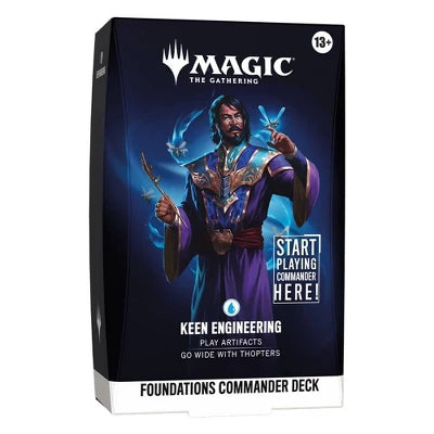 Magic the Gathering Foundations Commander Deck Keen Engineering