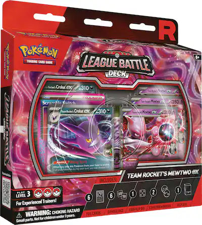 Pokemon TCG: Team Rocket's Mewtwo ex League Battle Deck
