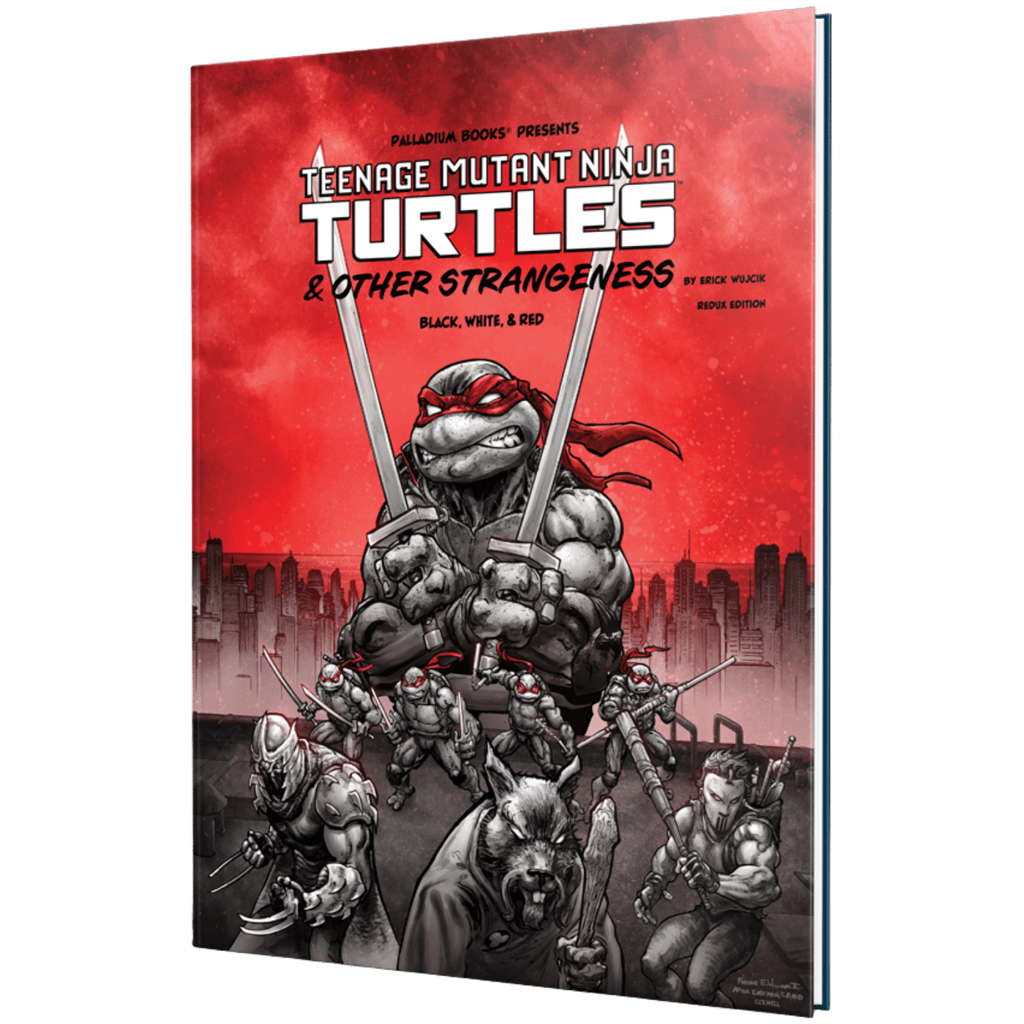 Teenage Mutant Ninja Turtles & Other Strangeness White & Red Edition RPG Book