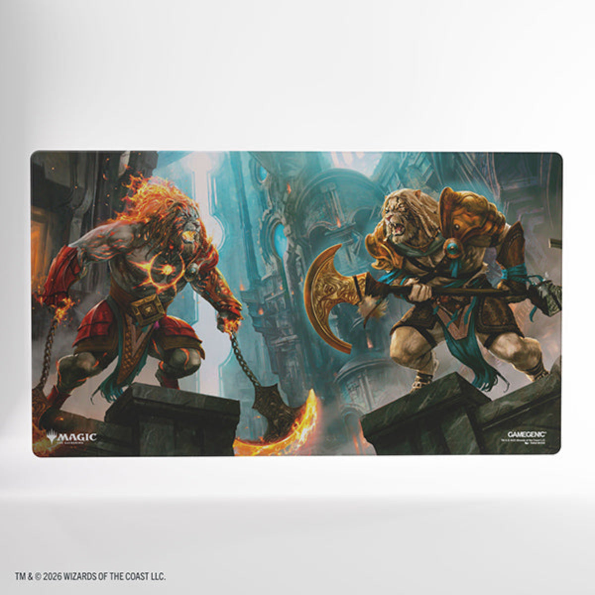 Magic: The Gathering Reality Fracture Shiny Playmat- Ajani, Path of Vengence