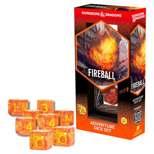 Dungeons & Dragons: Adventure Dice Set- Fireball