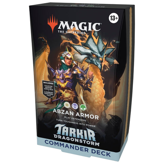 Magic The Gathering TCG: Tarkir Dragonstorm Commander Deck Abzan Armor