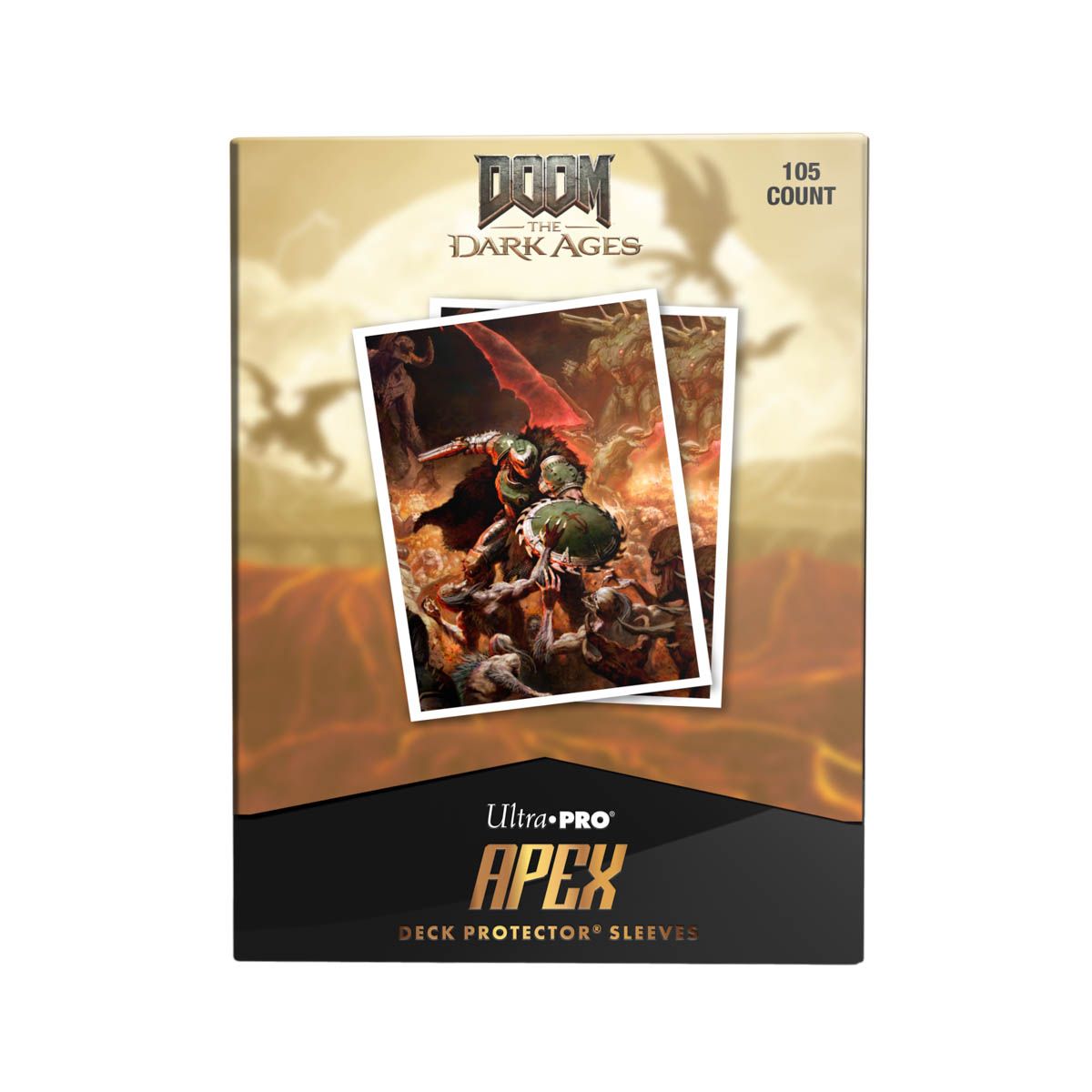 DOOM:105ct Apex Deck Protector Sleeves 1